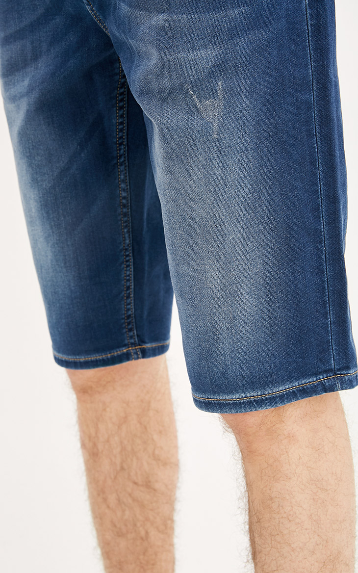 [3 miễn phí 1] JackJones Jack Jones mặc quần short denim thoải mái E | 217243512 quần nam đẹp