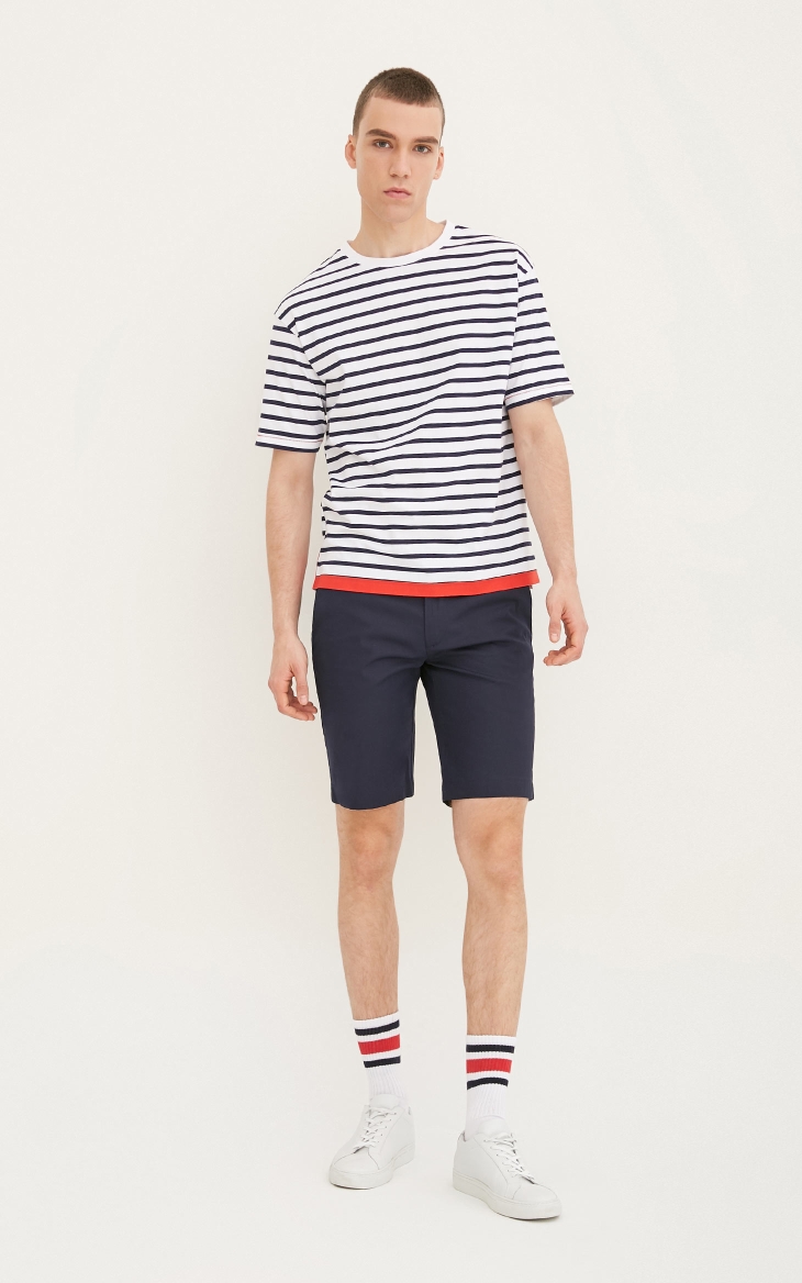 JackJones Jack Jones Nam mùa hè Slim quần short giản dị S | 217215515