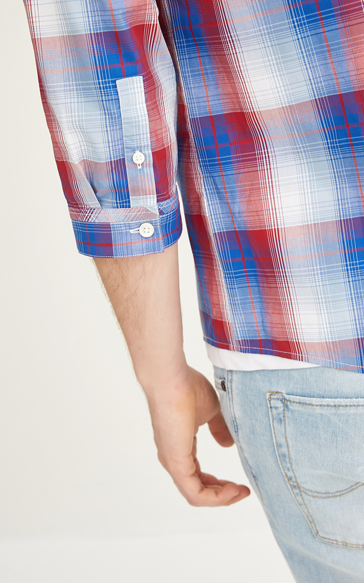 JackJones Jack Jones Kẻ sọc Áo sơ mi nam cắt cúp O | 217231512 mẫu áo sơ mi công sở