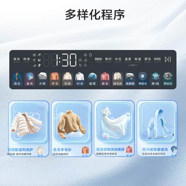 Haier Eg100Maxsl6W Ultra-Thin Flat Built-In Fully Automatic Drum Washing Machine