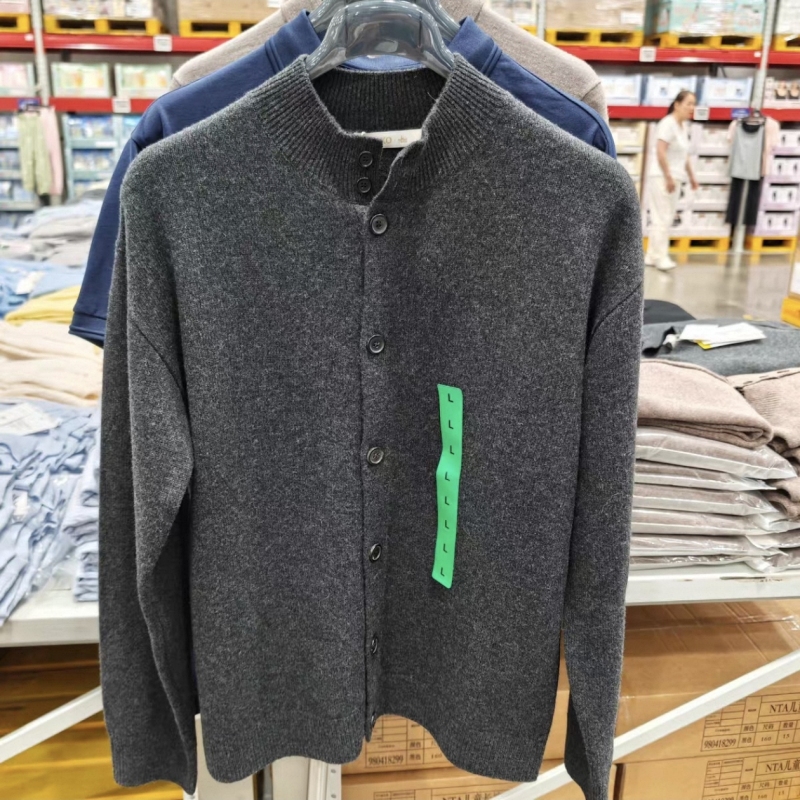 Sam's Supermarket Imports Cako Xingze Men's 100% Sheep Wool Cardigan from Australia Sam's Supermarket Imports Cako Xingze Men's 100% Sheep Wool Cardigan from Australia