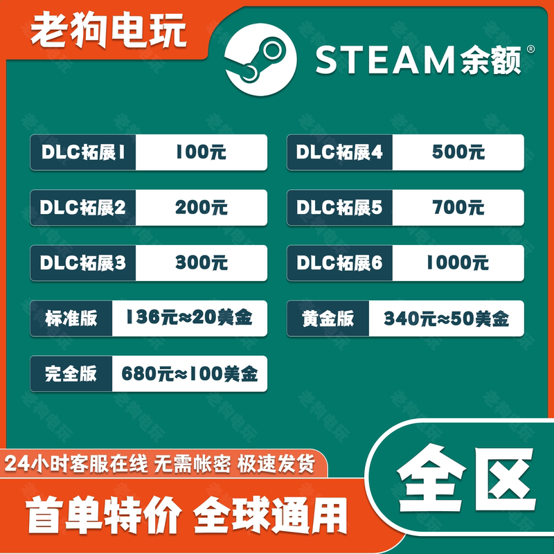 Steam Balance Transaction 30% off Special Offer for China Region Wallet Balance of 20/50/100 Us Dollars Steam Balance Transaction Steam Balance Transaction 30% off Special Offer for China Region Wallet Balance of 20/50/100 Us Dollars Steam Balance Transaction