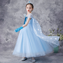 Princess Aisha dress female childrens frozen clothing new Aisha clothes girl Aisha skirt short sleeve summer