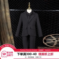 Boy suit suit suit children dress British style aged 2021 new flower girl show wedding dress boy tide