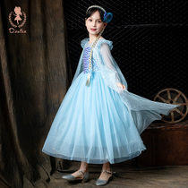 Aisha Princess Dress Women Frozen Spring and Summer Childrens Birthday Dress Girl Aisha Costume Girl Dress