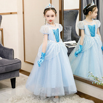 Frozen Elsa Princess Dress New Girls Birthday Dresses Children Elsa Cinderella elsa dress