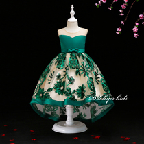 Childrens Gown Princess Dresses Princess Dresses Superfairy Coattails Light Extravagant presenters acting out girls fluffy dresses