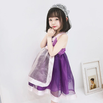 Sophia Princess Dress Summer Frozen Tumpy Dress Birthday Dress Baby Skirt Purple Tuff