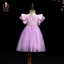 Girls Sophia Princess Dress Summer Kids New Dress Children Frozen Aisha Baby Dress