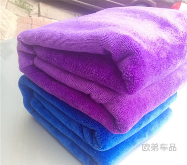 Khăn lau xe lớn đặc biệt dày 60 * 160 rụng tóc dài Khăn lau vải thấm nước giẻ - Sản phẩm làm sạch xe bộ cọ rửa xe ô tô