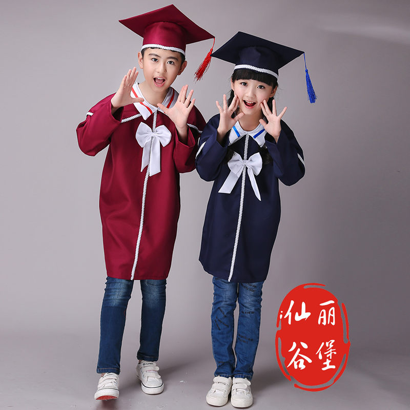 Uniform Doctor dành cho trẻ em của Sings trang phục Toddler múa Mẫu giáo Uniform nam và nữ Junior bác sĩ tốt nghiệp Cử nhân ăn mặc