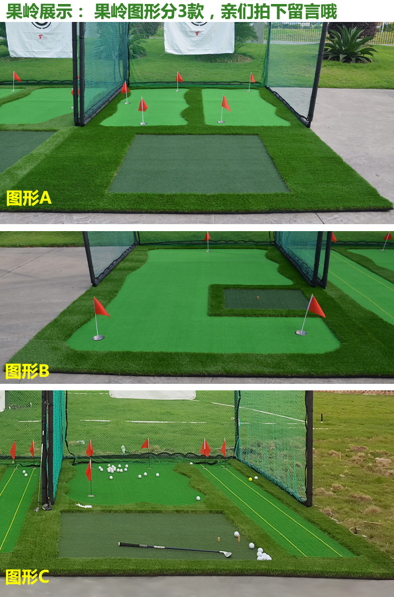 Polo golf thực hành lưới chiến đấu chuyên nghiệp lồng lồng swing huấn luyện viên với putter xanh gậy golf honma