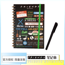 Old friends authorized friends official notebook crusty 80-page diary Retro notepad