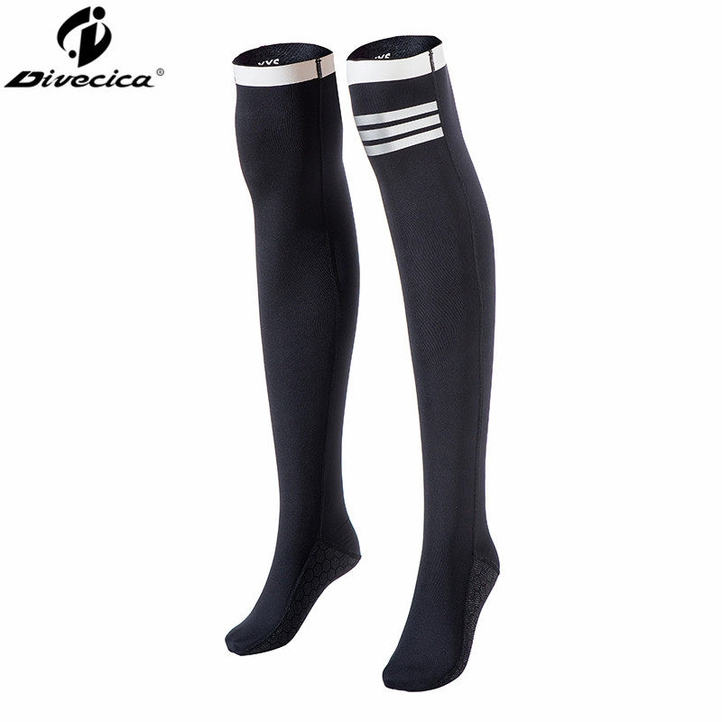 Divecica2mm girls diving stockings over knee diving socks long socks beach socks quick drying socks