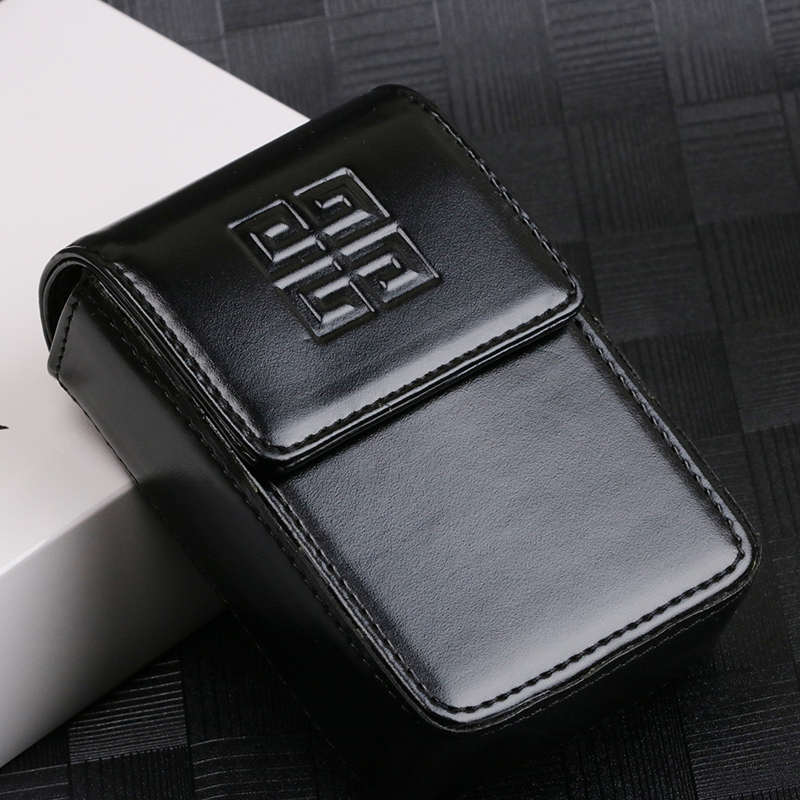 Authentic Imported British Givenchy High-End Leather Cigarette Case, Can Hold an Entire Pack of Cigarettes, Stylish and Exquisite