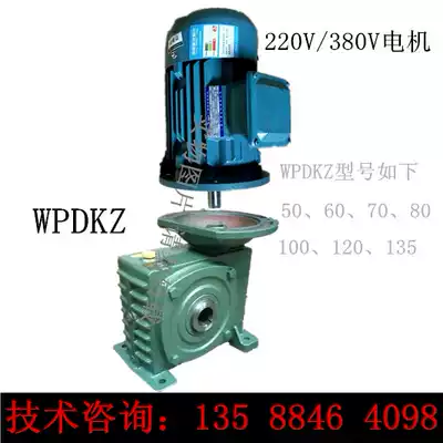 Factory Direct WPDKZ50 60 70 80 100 120 135 worm gear reducer gearbox