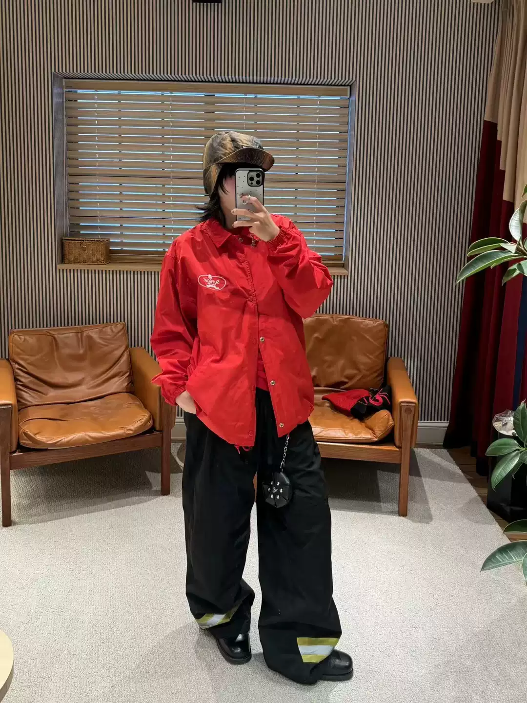 MU821現貨 FW24 SUPREME Earflap Cap防風保暖遮耳雷鋒帽騎行小帽