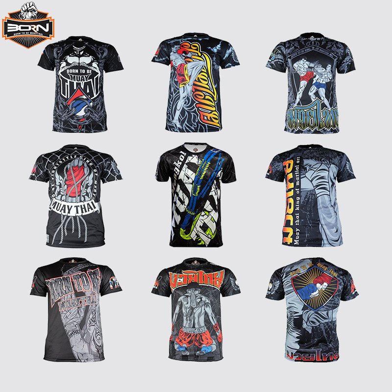 Taiquan Short Sleeve Gels Clothes Culture Shirts Speed Dry Vest to hit T-shirt anti-wear sports blouses Boxing Suits