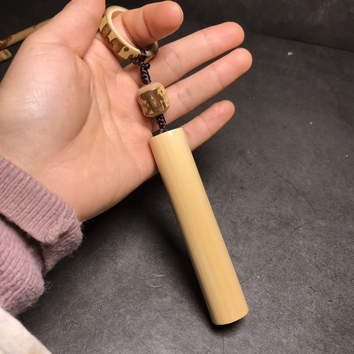 Бамбуковая ручка, мужское бамбуковое украшение в руку из грецкого ореха из старинного материала