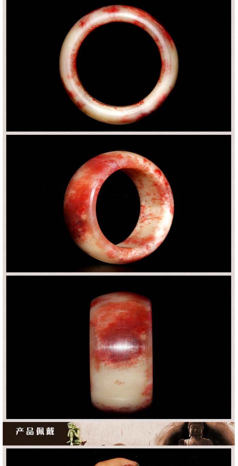 Tự nhiên Bull Bone Nhẫn nam và nữ Ngón tay Old Spirit Bone Rings Wenwan Xử lý lại Mặt dây chuyền đám mây nhẫn nam vàng tây