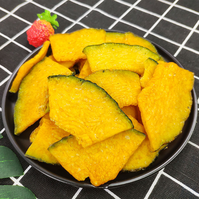 Ready-to-eat pumpkin crisps 500g fruits and vegetables dried vegetables dried pumpkin dry without dry agents snacks and vegetables mixed crisp