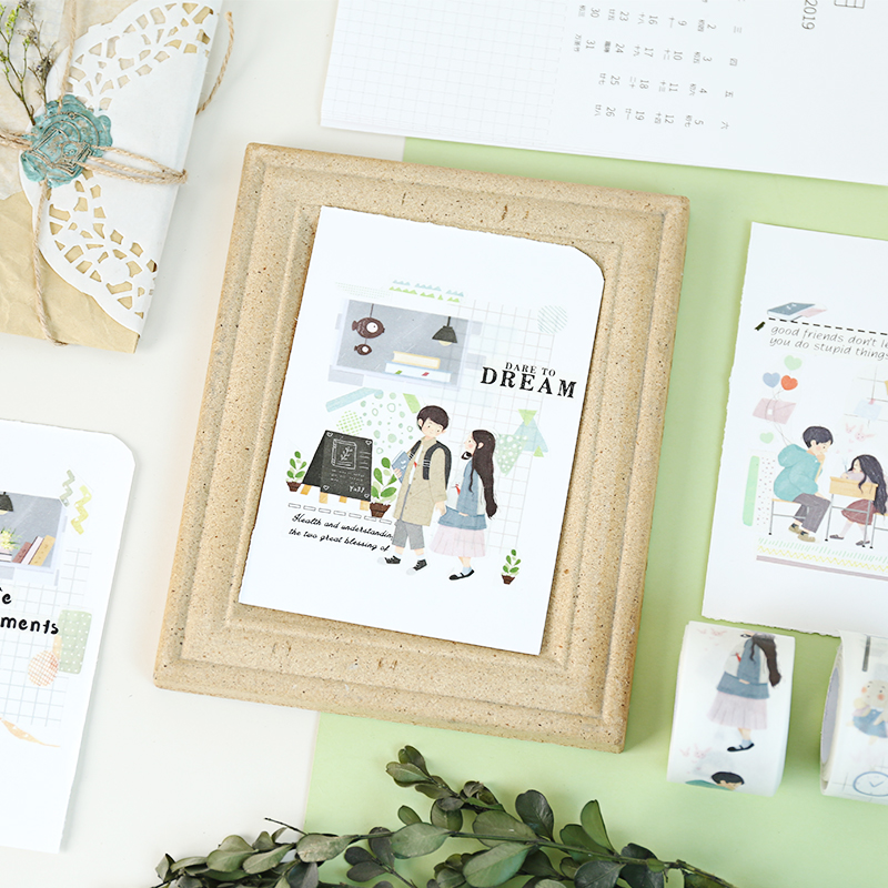 Interval annual hand ledger adhesive tape and paper adhesive tapes small confirmations of the wind special inks release paper