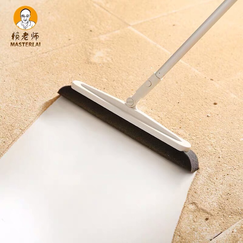 Taiwan Teacher Lai Dust Sweep + Replacement Head Set Magic Sponge Broom Sweeps Dust Broom Broom Pet