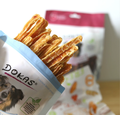 Dokas Export Quality German Chicken Duck Dog Dog Dog Pet Snack Snack Mogo награда Большой бар Make Barbar 280G