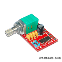 PAM8403 Miniature PAM8406 Digital Class D Power Amplifier Board with Switch Potentiometer Fun DIY Production Kit