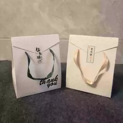 ins Wind portable nougat packaging snowflake biscuits candy fruit bag can put a catty snowflake crisp tote bag