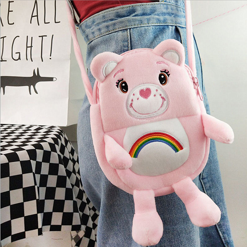 Phiêu lưu kho báu trực tiếp BMO Finn túi điện thoại di động Ví Sesame Street Pink Leopard điện thoại di động nhỏ Túi Messenger túi đeo chéo mlb