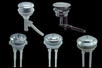 Toilet accessories water tank double press button single button round old toilet tank cover accessories Flushing parts