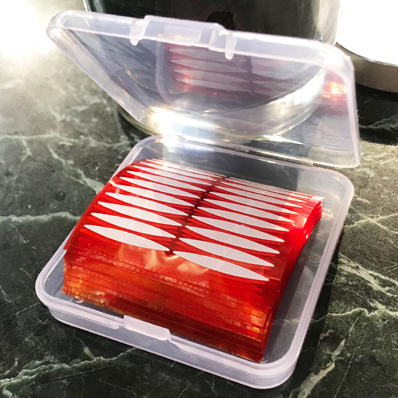 Female trace natural invisible double eyelid paste and extended widening bubble novice beauty paste