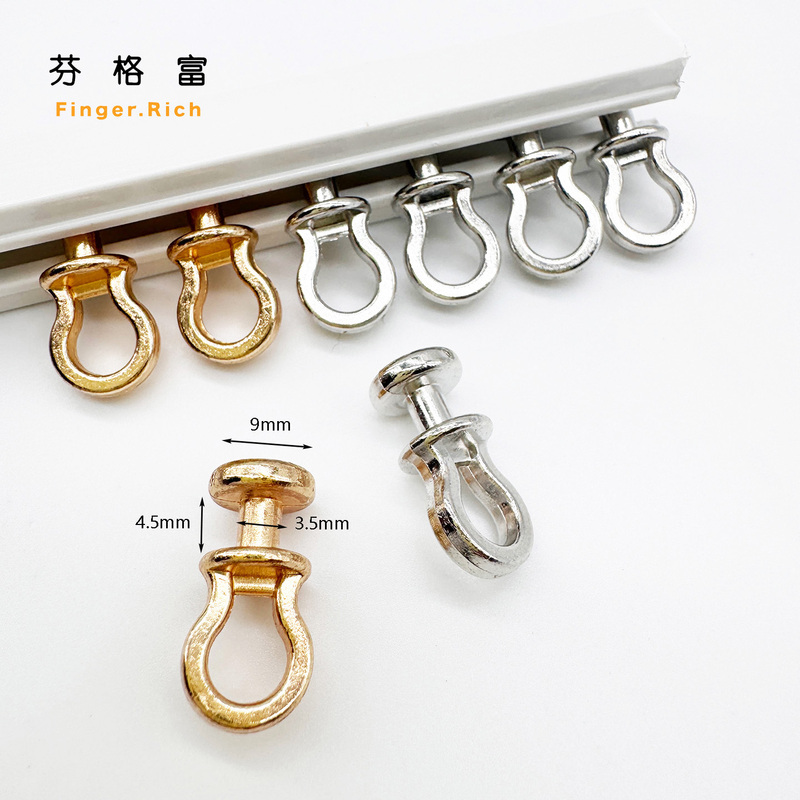 Curtain Track Pulley Metal Old-Style Roller Slide Rail Curved Track Slide Hook Accessories Square Rail Track Hook Wheel