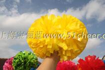 Yellow flower ball sub-light lemon yellow hand flower cheerleading and playroom Fancy Ball Test Grade Flower Ball