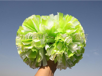 Green and white mixed-professional competition grade examination cheerleading hand flower inter-class exercise flower ball cheerleading flower