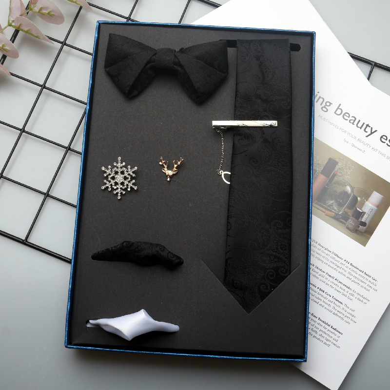 7-Piece Set of Tie, Tie, Brooch, Square Scarf Set, Souvenir Gift for Friends, Gift for Husband, Wedding Matchinging 7-Piece Set of Tie, Tie, Brooch, Square Scarf Set, Souvenir Gift for Friends, Gift for Husband, Wedding Matchinging