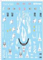 Car model 1:27 GT-One TS 020 Toyota Le Mans racing car special decal (68808)