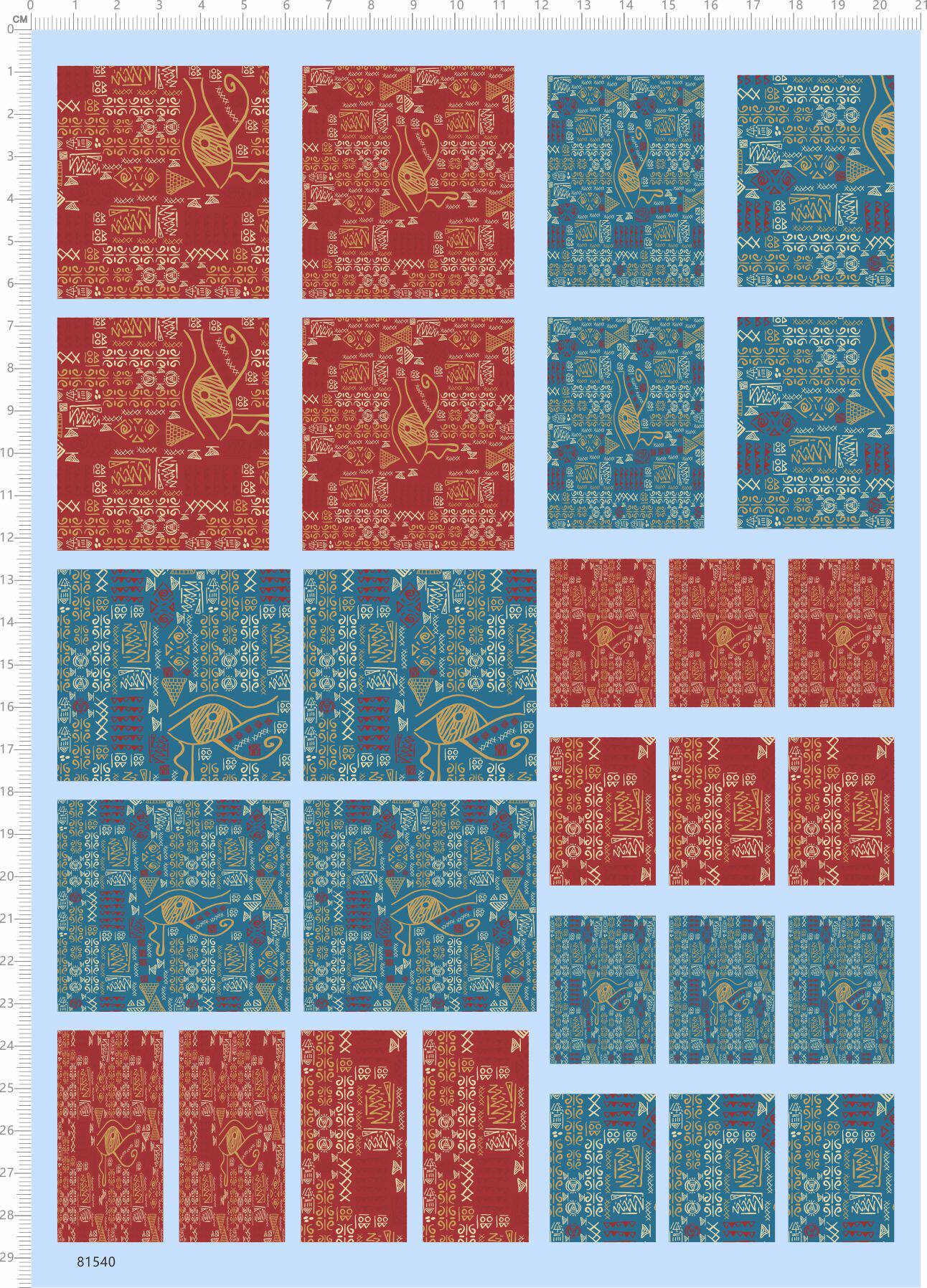 Model man's occasionally ancient picturesque text clothing texture (universal sign) dedicated water sticker (81540)