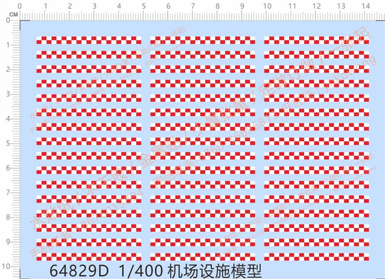 Construction model 1:400 Airport Airport Airport (Scene Placement) Special Water sticker (64829D)