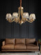 American-Style Chandelier, All-Copper Crystal, Light Luxury, Elegant, Simple, Modern, Suitable for Living Room, Dining Room, Bedroom, Lamp, Direct Sales from Guangdong Zhongshan Manufacturer