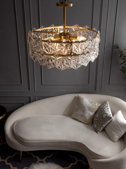 American-Style Light Luxury Chandelier, Living Room and Bedroom Lamp, Modern Crystal Lamp, Nordic Creative Dining Room Lighting, Zhongshan Manufacturer Direct Sales