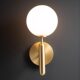 Cream-Colored Wall Lamp Nordic All-Copper Post-Modern Tv Wall Living Room Master Bedroom Bedside Lighting Fixtures Direct Sales from Zhongshan Manufacturer