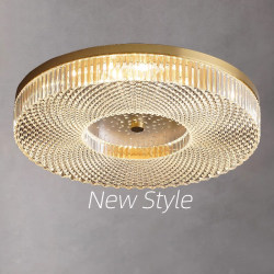 All-Copper Light Luxury Ceiling Lamp for Master Bedroom, Room, Balcony, Nordic Modern Minimalist Style, Direct Sales from Guangdong Zhongshan Manufacturer