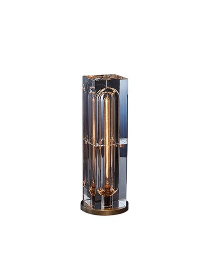 American-Style Light Luxury Crystal Table Lamp for Living Room, Bedroom, Study, Simple and High-End Bedside Decoration, Direct Sales from Zhongshan Manufacturer