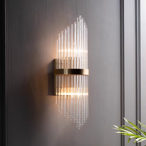 American-Style Wall Lamp, Post-Modern Light Luxury Tv Wall Decorative Lamp, Modern Simple Creative Bedroom Bedside Lamp, Manufacturer from Zhongshan