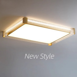 All-Copper Light Luxury Ceiling Light, Led Crystal Living Room Lamp, Modern Minimalist Bedroom Nordic Lighting, Direct Sales from Zhongshan Manufacturer
