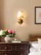 All-Copper Wall Lamp, American Retro Style, Tv Wall, Corridor, European Style, Master Bedroom, Bedside Lamp, Zhongshan Manufacturer Direct Sales