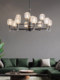 Light Luxury Chandelier for Living Room, All-Copper, New Chinese Style, Modern Minimalist Dining Room, Post-Modern Nordic Lighting, Direct Sales from Zhongshan Manufacturer