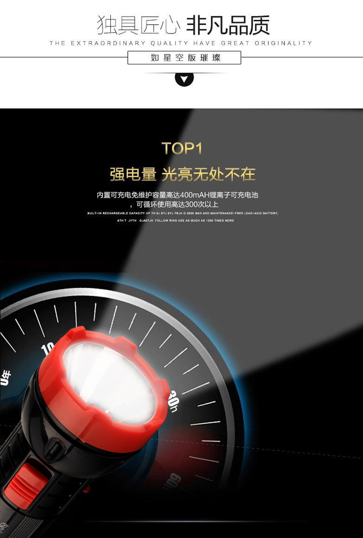 Tốc độ Sen LED sạc ánh sáng Đèn pin chiếu sáng ngoài trời Trang chủ Long Shot Siêu sáng Searchlight đèn pin t6